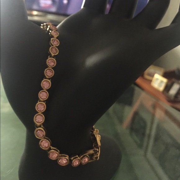 Pink and gold bracelet - Picture 3 of 6